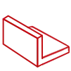 Уголок г_к 80х40х6 Aisi304 EN10056