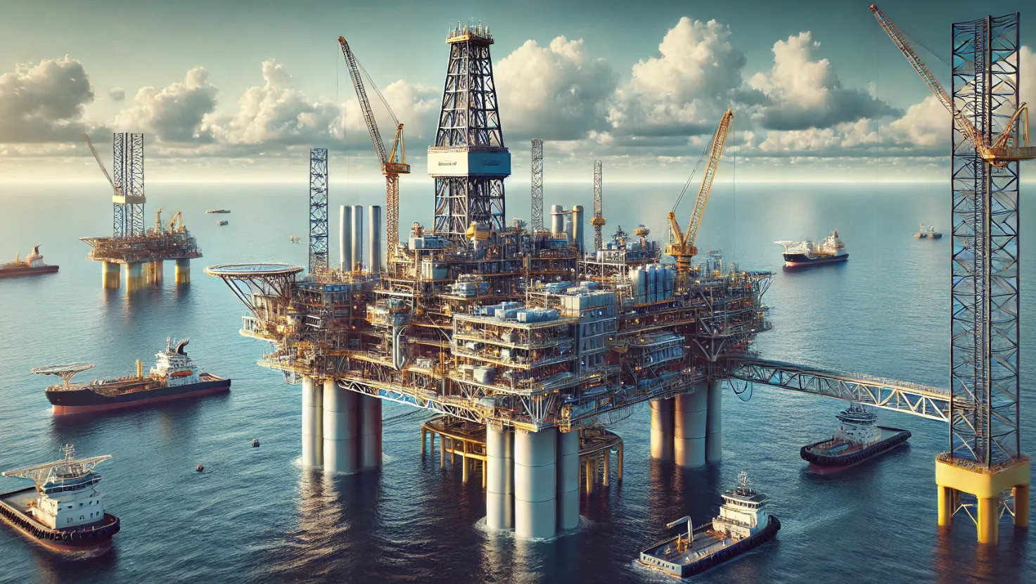 Морская стационарная платформа по заказу Лукойл