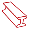 Балка г_к IPE100 Aisi304 EN10365